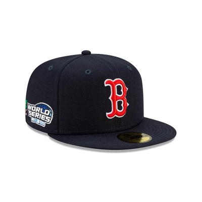 Boston Red Sox Gorra | New Era MLB State Flower 59fifty Fitted Cap Mexico - Azules